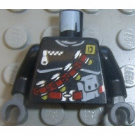 Lego tělo, černá (973pb0178c01)